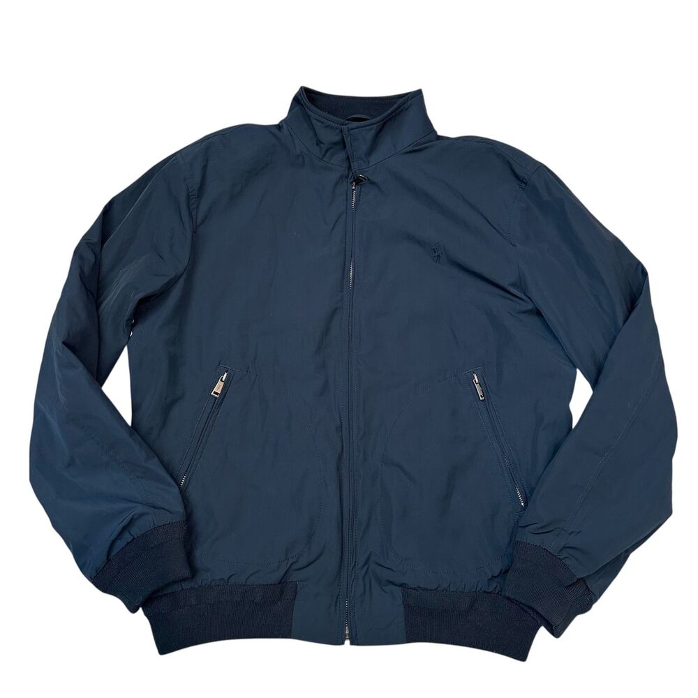 Polo Ralph Lauren Military Windbreaker Bomber Jacket in Navy Size M